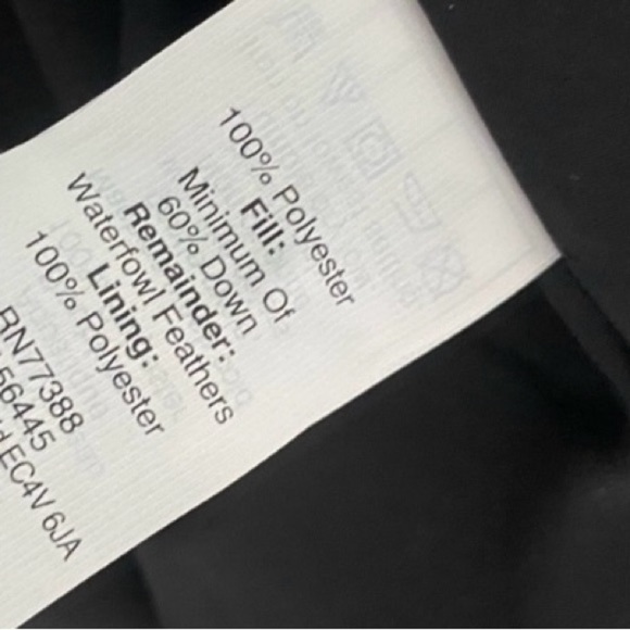 J. Crew Herringbone Puffer Vest Black Cream Tan XS - Picture 8 of 8